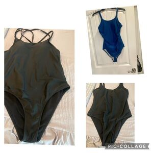 Bundle of 3 Shein Swimsuits Size: 1XL curve black and blue